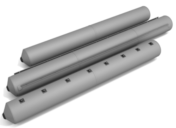 Надувной понтон D 240см